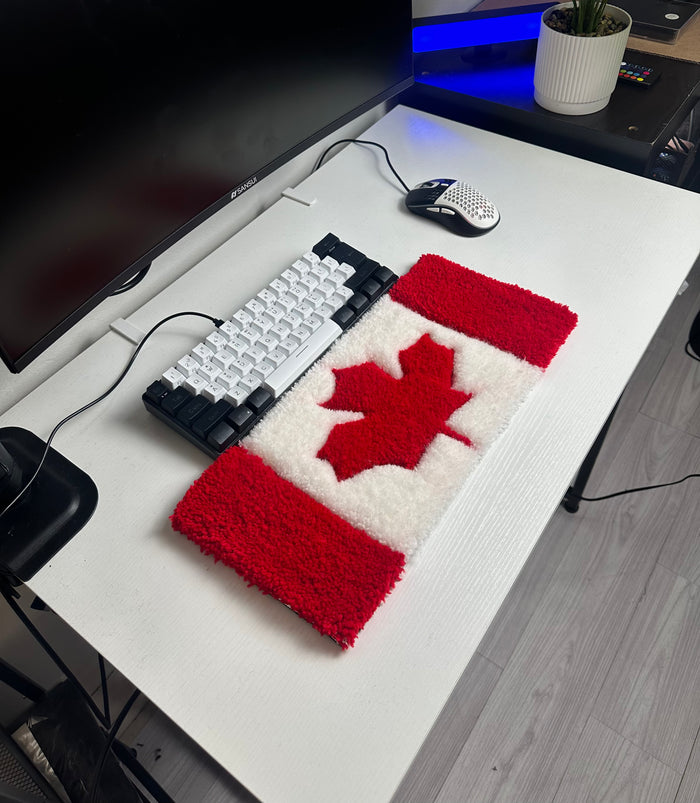 Canadian Flag Wrist Rest Rug