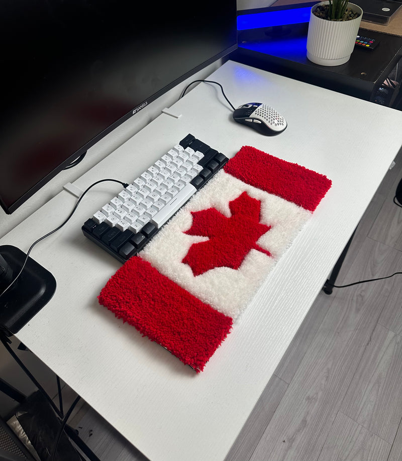 Canadian Flag Wrist Rest Rug