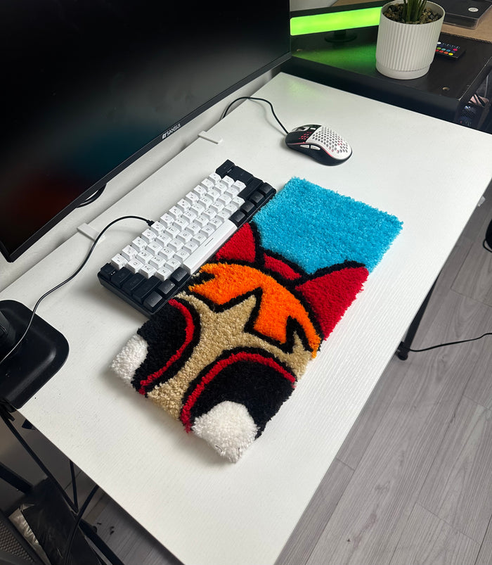 Blossom Powerpuff Girls Wrist Rest Rug